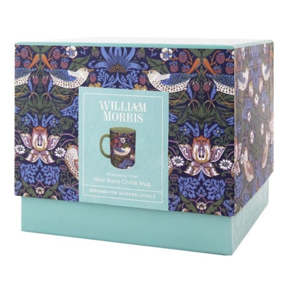 WILLIAM MORRIS NWT strawberry thief bone china mug -14oz - Picture 3 of 4